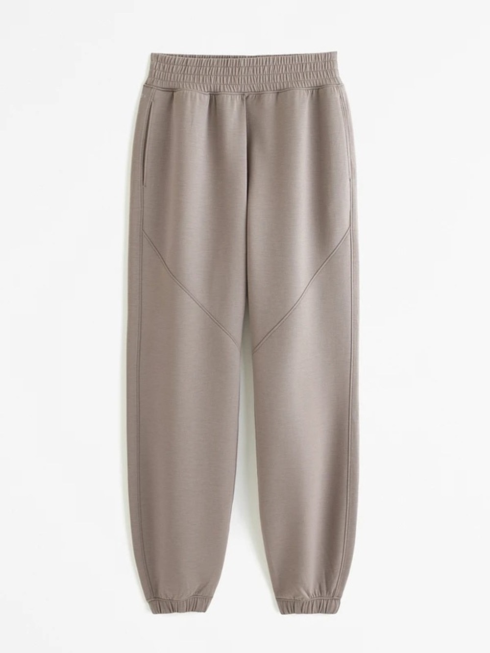 Your Personal Best Taupe Jogger Pants - Comfort Fit